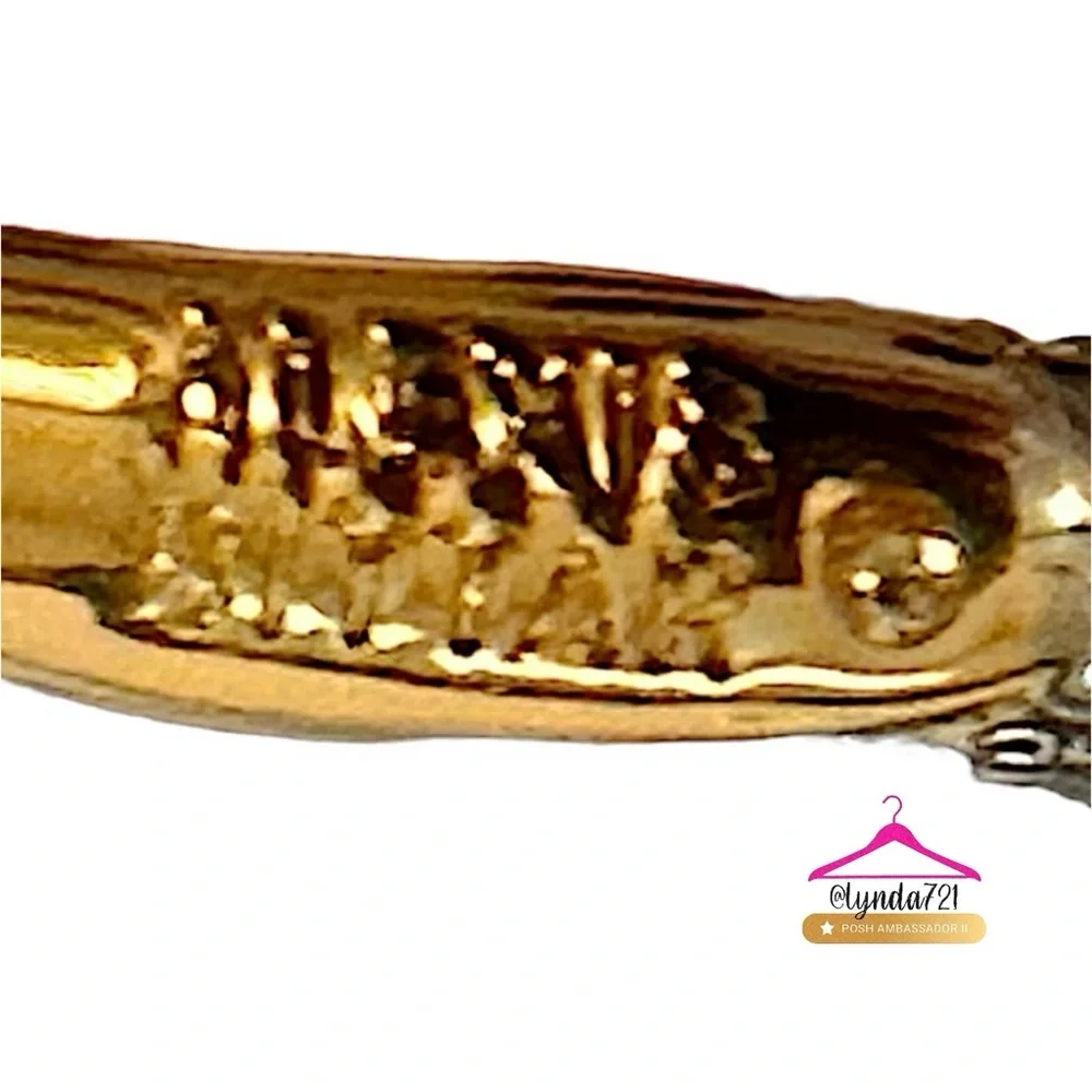 SOLD - ALEXIS BITTAR Solanales Crystal Gold Cuff - Picture 15 of 15